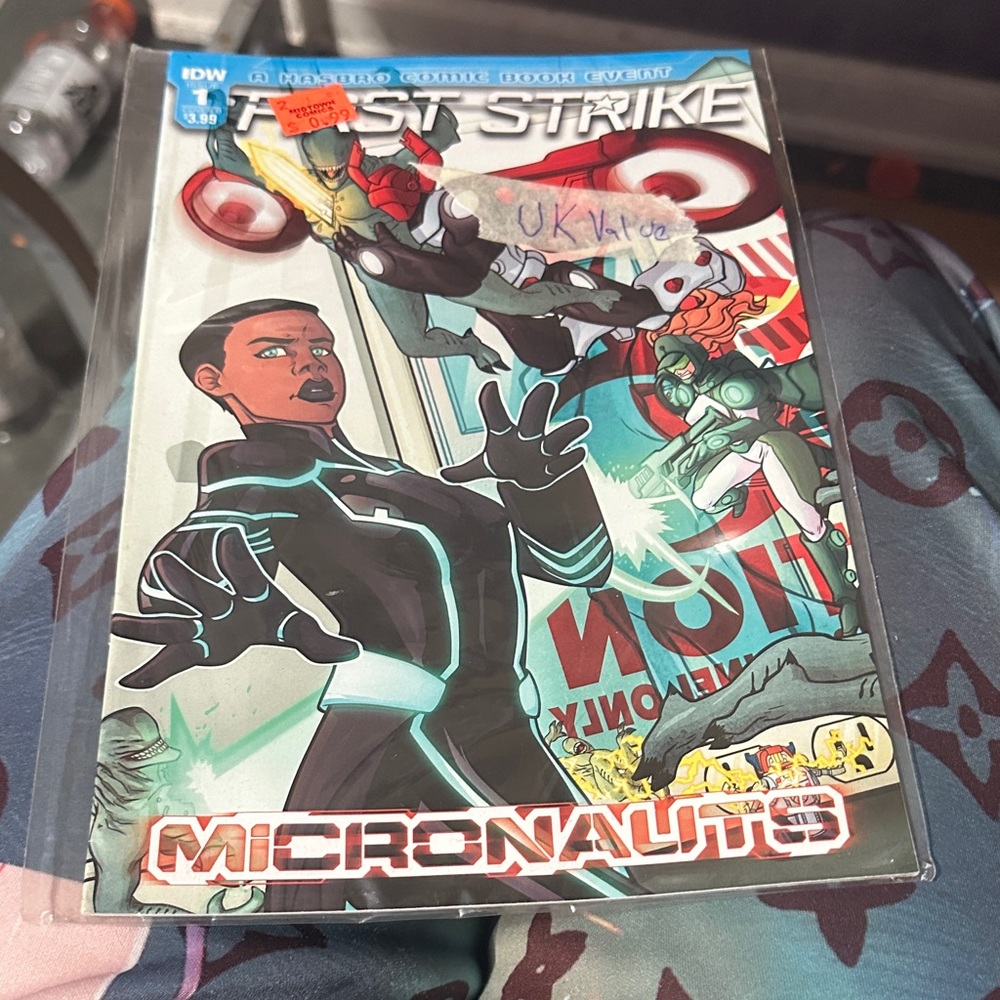 Idw issue 1 first strike comic micronauts